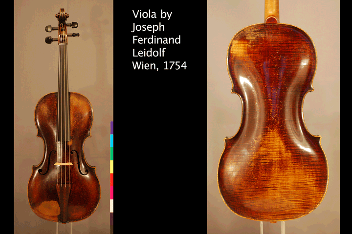 Viola v. Jos.Ferdinand Leidolff, Wien 1754